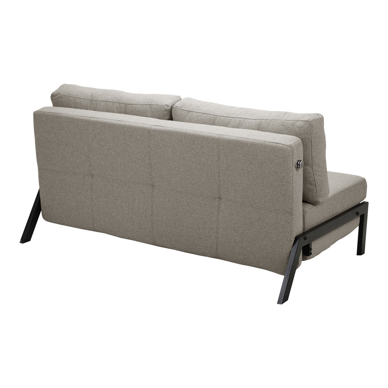 Canapea extensibila Fancy, Stofa, Bej, 150x98x70 cm