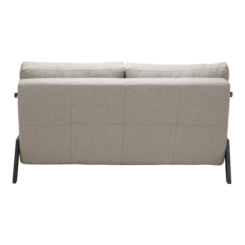 Canapea extensibila Fancy, Stofa, Bej, 150x98x70 cm