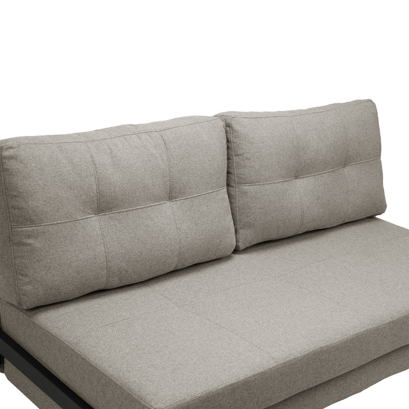 Canapea extensibila Fancy, Stofa, Bej, 150x98x70 cm