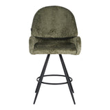 Scaun de bar Morea, Verde, 55x66x107 cm