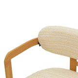 Canapea 2 locuri Berdona, Stofă, Bej-Natural, 120x47x78 cm