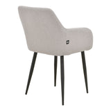 Fotoliu Telia, stofă și metal, Diverse culori, 60x54x85 cm - Gri deschis-Negru | SKU: 029-000486 | Fotoliu Telia, stofă și metal, 60x54x85 cm, varianta Gri deschis-Negru, produs pentru amenajarea locuinței, disponibil online în România la CasaMob