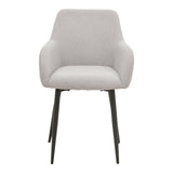 Fotoliu Telia, stofă și metal, Diverse culori, 60x54x85 cm - Gri deschis-Negru | SKU: 029-000486 | Fotoliu Telia, stofă și metal, 60x54x85 cm, varianta Gri deschis-Negru, produs pentru amenajarea locuinței, disponibil online în România la CasaMob