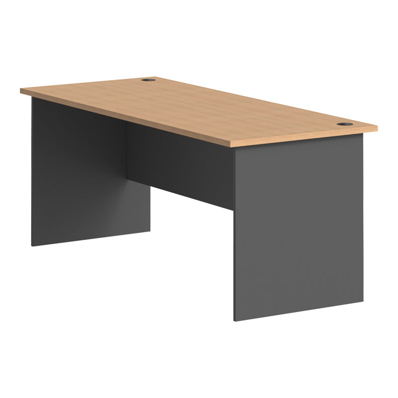 Birou Fesialo, Diverse culori, 180x75x75 cm - Natural-Antracit | SKU: 030-000031 | Birou Fesialo, 180x75x75 cm, varianta Natural-Antracit, produs pentru amenajarea locuinței, disponibil online în România la CasaMob