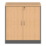 Dulap multifuncțional Fesialo, Diverse culori, 80x41x80 cm - Natural-Antracit | SKU: 030-000033 | Dulap multifuncțional Fesialo, 80x41x80 cm, varianta Natural-Antracit, produs pentru amenajarea locuinței, disponibil online în România la CasaMob