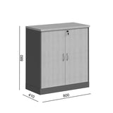 Dulap multifuncțional Fesialo, Diverse culori, 80x41x80 cm - Natural-Antracit | SKU: 030-000033 | Dulap multifuncțional Fesialo, 80x41x80 cm, varianta Natural-Antracit, produs pentru amenajarea locuinței, disponibil online în România la CasaMob