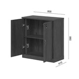 Dulap multifuncțional Fesialo, Diverse culori, 80x41x80 cm - Wenge | SKU: 030-000034 | Dulap multifuncțional Fesialo, 80x41x80 cm, varianta Wenge, produs pentru amenajarea locuinței, disponibil online în România la CasaMob