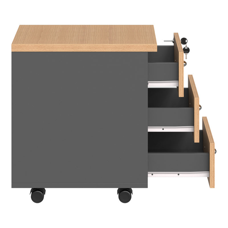Corp mobil Fesialo, Diverse culori, 39x47x53 cm - Natural-Antracit | SKU: 030-000037 | Corp mobil Fesialo, 39x47x53 cm, varianta Natural-Antracit, produs pentru amenajarea locuinței, disponibil online în România la CasaMob