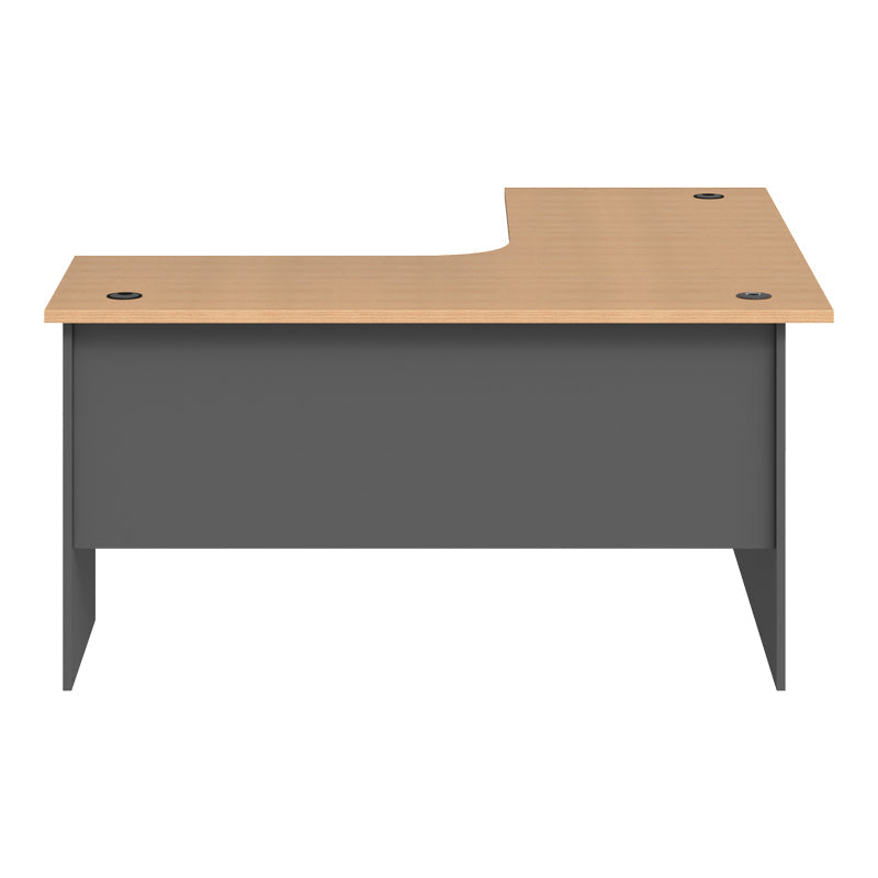 Birou Fesialo, Diverse culori, 150x150x75 cm - Natural-Antracit | SKU: 030-000039 | Birou Fesialo, 150x150x75 cm, varianta Natural-Antracit, produs pentru amenajarea locuinței, disponibil online în România la CasaMob