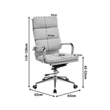 Scaun de birou Tokyo, Piele ecologică, Diverse culori, 65x62x110-120 cm - Bej | SKU: 033-000040 | Scaun de birou Tokyo, Piele ecologică, 65x62x110-120 cm, varianta Bej, produs pentru amenajarea locuinței, disponibil online în România la CasaMob