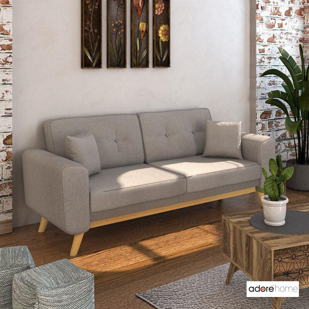 Canapea extensibilă Carmelo, Diverse culori, 214x80x86 cm - Bej | SKU: 035-000012 | Canapea extensibilă Carmelo, 214x80x86 cm, varianta Bej, produs pentru amenajarea locuinței, disponibil online în România la CasaMob