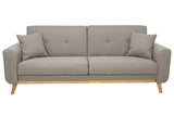 Canapea extensibilă Carmelo, Diverse culori, 214x80x86 cm - Bej | SKU: 035-000012 | Canapea extensibilă Carmelo, 214x80x86 cm, varianta Bej, produs pentru amenajarea locuinței, disponibil online în România la CasaMob