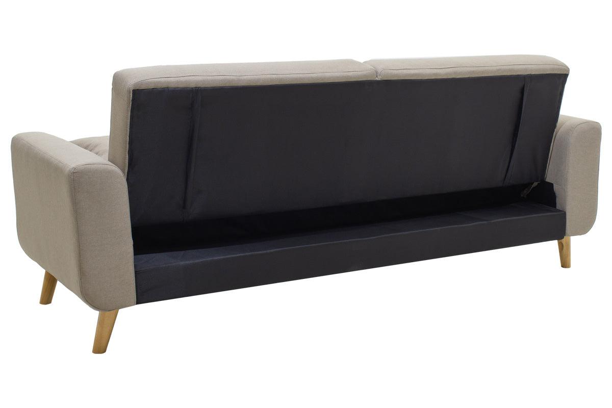 Canapea extensibilă Carmelo, Diverse culori, 214x80x86 cm - Bej | SKU: 035-000012 | Canapea extensibilă Carmelo, 214x80x86 cm, varianta Bej, produs pentru amenajarea locuinței, disponibil online în România la CasaMob