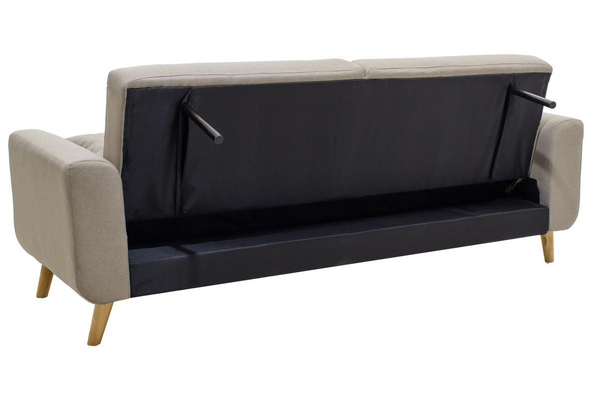 Canapea extensibilă Carmelo, Diverse culori, 214x80x86 cm - Bej | SKU: 035-000012 | Canapea extensibilă Carmelo, 214x80x86 cm, varianta Bej, produs pentru amenajarea locuinței, disponibil online în România la CasaMob