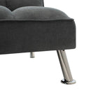 Canapea extensibilă Rebel, material textil, Diverse culori, 189x92x82 cm - Gri închis | SKU: 035-000020 | Canapea extensibilă Rebel, material textil, 189x92x82 cm, varianta Gri închis, produs pentru amenajarea locuinței, disponibil online în România la CasaMob