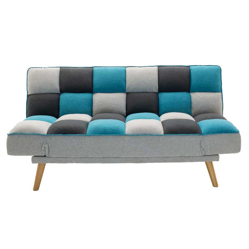 Canapea extensibila 3 locuri Andy stofa Multicolora, Multicolor, 177x91x86 cm