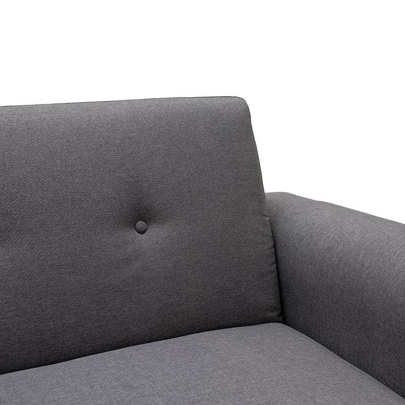 Canapea extensibilă Carmelo, Diverse culori, 214x80x86 cm - Gri închis | SKU: 035-000034 | Canapea extensibilă Carmelo, 214x80x86 cm, varianta Gri închis, produs pentru amenajarea locuinței, disponibil online în România la CasaMob