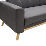 Canapea extensibilă Carmelo, Diverse culori, 214x80x86 cm - Gri închis | SKU: 035-000034 | Canapea extensibilă Carmelo, 214x80x86 cm, varianta Gri închis, produs pentru amenajarea locuinței, disponibil online în România la CasaMob