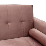 Canapea extensibilă 3 locuri Success, catifea, Diverse culori, 190x80x84 cm - Roz | SKU: 035-000065 | Canapea extensibilă 3 locuri Success, catifea, 190x80x84 cm, varianta Roz, produs pentru amenajarea locuinței, disponibil online în România la CasaMob