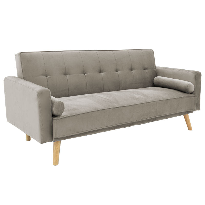 Canapea extensibilă 3 locuri Success, catifea, Diverse culori, 190x80x84 cm - Gri deschis | SKU: 035-000066 | Canapea extensibilă 3 locuri Success, catifea, 190x80x84 cm, varianta Gri deschis, produs pentru amenajarea locuinței, disponibil online în România la CasaMob