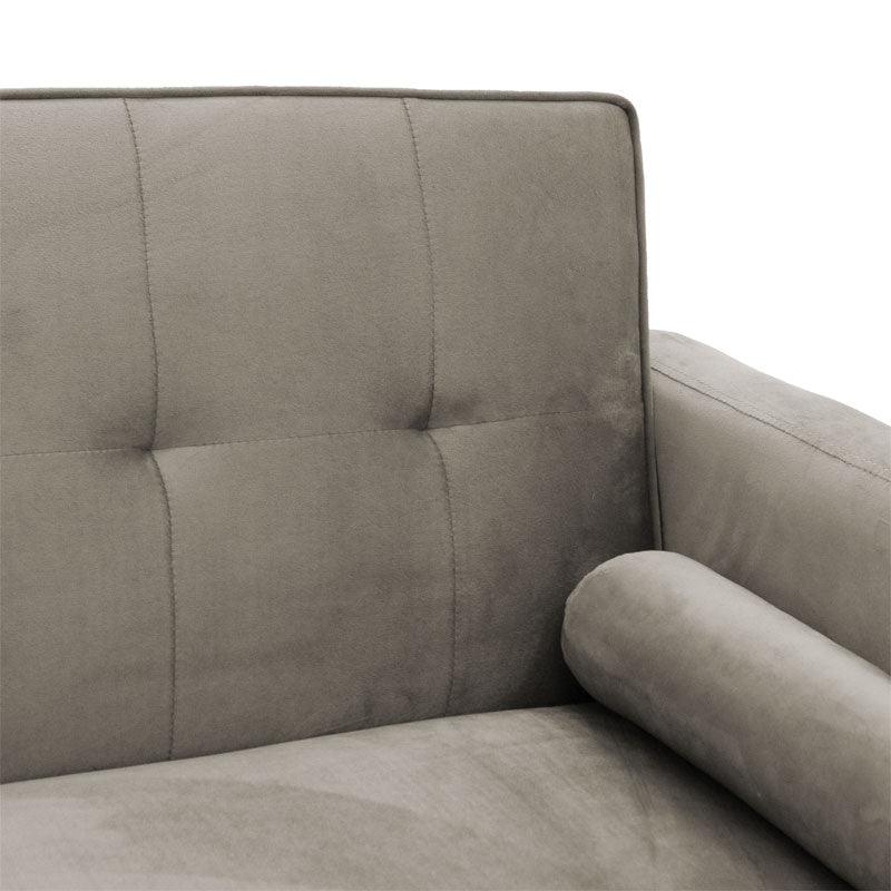 Canapea extensibilă 3 locuri Success, catifea, Diverse culori, 190x80x84 cm - Gri deschis | SKU: 035-000066 | Canapea extensibilă 3 locuri Success, catifea, 190x80x84 cm, varianta Gri deschis, produs pentru amenajarea locuinței, disponibil online în România la CasaMob