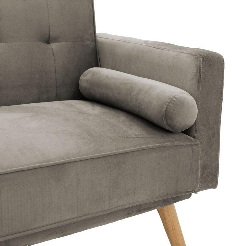 Canapea extensibilă 3 locuri Success, catifea, Diverse culori, 190x80x84 cm - Gri deschis | SKU: 035-000066 | Canapea extensibilă 3 locuri Success, catifea, 190x80x84 cm, varianta Gri deschis, produs pentru amenajarea locuinței, disponibil online în România la CasaMob