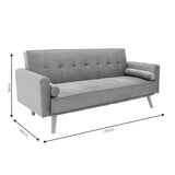 Canapea extensibilă 3 locuri Success, catifea, Diverse culori, 190x80x84 cm - Gri deschis | SKU: 035-000066 | Canapea extensibilă 3 locuri Success, catifea, 190x80x84 cm, varianta Gri deschis, produs pentru amenajarea locuinței, disponibil online în România la CasaMob