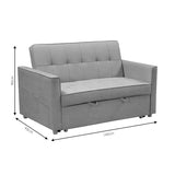 Canapea extensibilă Commit, Diverse culori, 142x93x90 cm - Gri deschis | SKU: 035-000071 | Canapea extensibilă Commit, 142x93x90 cm, varianta Gri deschis, produs pentru amenajarea locuinței, disponibil online în România la CasaMob