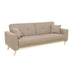 Bej | SKU: 035-000085 | Canapea extensibila Carmelo - stofa, bej, 214x80x86 cm, varianta Bej, produs pentru amenajarea locuinței, disponibil online în România la CasaMob