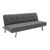 Gri închis | SKU: 035-000087 | Canapea extensibila cu 3 locuri Travis cu stofa, Gri - Gri inchis, 175x83x74 cm, varianta Gri închis, produs pentru amenajarea locuinței, disponibil online în România la CasaMob