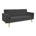 Antracit | SKU: 035-000097 | Canapea extensibilă 3 locuri Success, catifea, 190x80x84 cm, varianta Antracit, produs pentru amenajarea locuinței, disponibil online în România la CasaMob