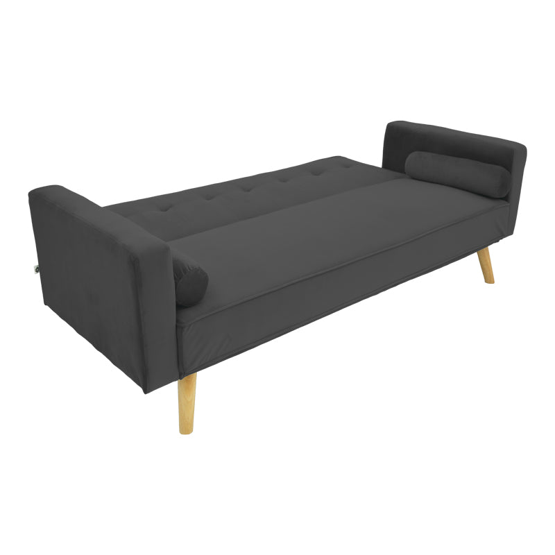 Canapea extensibilă 3 locuri Success, catifea, Diverse culori, 190x80x84 cm - Antracit | SKU: 035-000097 | Canapea extensibilă 3 locuri Success, catifea, 190x80x84 cm, varianta Antracit, produs pentru amenajarea locuinței, disponibil online în România la CasaMob