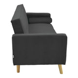 Canapea extensibilă 3 locuri Success, catifea, Diverse culori, 190x80x84 cm - Antracit | SKU: 035-000097 | Canapea extensibilă 3 locuri Success, catifea, 190x80x84 cm, varianta Antracit, produs pentru amenajarea locuinței, disponibil online în România la CasaMob