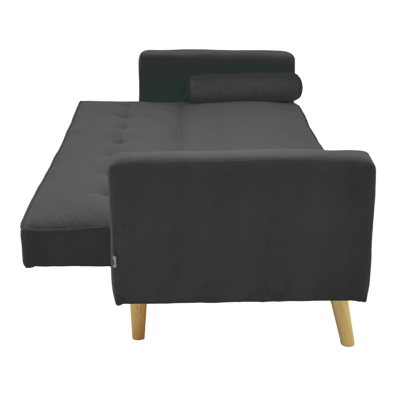Canapea extensibilă 3 locuri Success, catifea, Diverse culori, 190x80x84 cm - Antracit | SKU: 035-000097 | Canapea extensibilă 3 locuri Success, catifea, 190x80x84 cm, varianta Antracit, produs pentru amenajarea locuinței, disponibil online în România la CasaMob