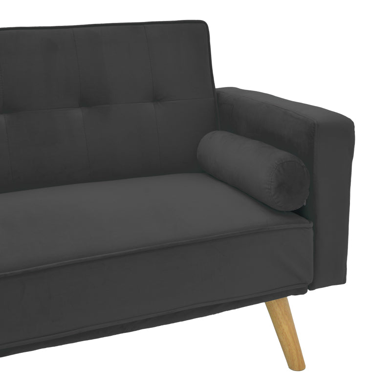 Canapea extensibilă 3 locuri Success, catifea, Diverse culori, 190x80x84 cm - Antracit | SKU: 035-000097 | Canapea extensibilă 3 locuri Success, catifea, 190x80x84 cm, varianta Antracit, produs pentru amenajarea locuinței, disponibil online în România la CasaMob