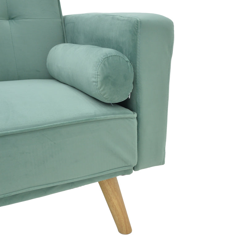 Canapea extensibilă 3 locuri Success, catifea, Diverse culori, 190x80x84 cm - Verde | SKU: 035-000098 | Canapea extensibilă 3 locuri Success, catifea, 190x80x84 cm, varianta Verde, produs pentru amenajarea locuinței, disponibil online în România la CasaMob