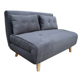 Canapea extensibilă Josuane, Diverse culori, 122x80x81 cm - Antracit | SKU: 035-000107 | Canapea extensibilă Josuane, 122x80x81 cm, varianta Antracit, produs pentru amenajarea locuinței, disponibil online în România la CasaMob