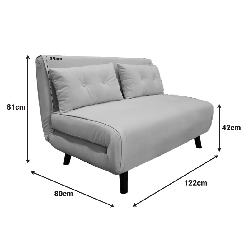 Canapea extensibilă Josuane, Diverse culori, 122x80x81 cm - Antracit | SKU: 035-000107 | Canapea extensibilă Josuane, 122x80x81 cm, varianta Antracit, produs pentru amenajarea locuinței, disponibil online în România la CasaMob