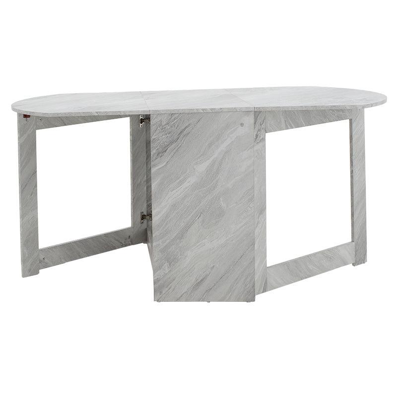 Masa Extensibila Model Aniya, 37-160 x 80 x 77 cm, Diverse culoare - Alb