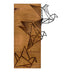 Decorațiune de perete cu funcție decorativă Perdon, Stil modern, Lemn de pin și Metal negru, 30x3x60cm