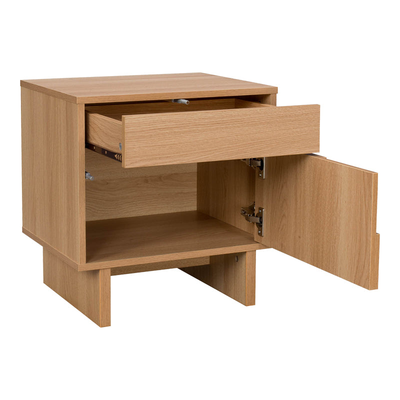 Natural | SKU: 086-000027 | Noptieră Jenfia, MDF, Natural, 48x39x51 cm, varianta Natural, produs pentru amenajarea locuinței, disponibil online în România la CasaMob