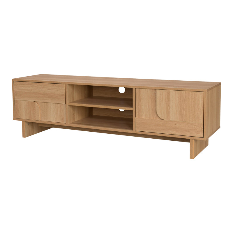 Comodă TV Jenfia, MDF, Natural, 150x39x46 cm