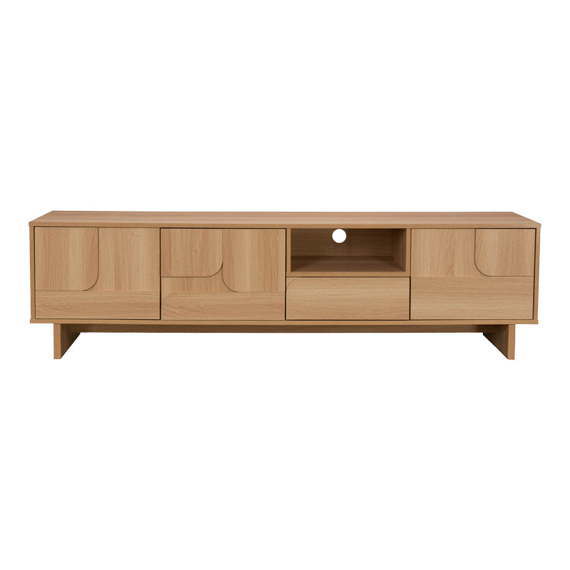 Natural | SKU: 086-000030 | Comodă TV Jenfia, MDF, Natural, 180x39x46 cm, varianta Natural, produs pentru amenajarea locuinței, disponibil online în România la CasaMob
