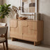 Natural | SKU: 086-000032 | Comodă Jenfia, MDF, Natural, 102x39x76 cm, varianta Natural, produs pentru amenajarea locuinței, disponibil online în România la CasaMob