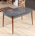 Masă dining extensibilă Aris, Antracit - Nuc, 132x76.5x79 cm, SKU 107BCK1515, imagine 1