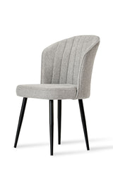 Set de scaune Rubi - gri, negru v2, Gri - Negru, Diverse configurații, 52x42x85 cm - 2 bucăți | SKU: 107BCK1174 | Set de scaune Rubi - gri, negru v2, Gri - Negru, 52x42x85 cm, varianta 2 bucăți, produs pentru amenajarea locuinței, disponibil online în România la CasaMob