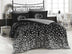 Negru - Alb | SKU: 113HBY2686 | Set lenjerie de pat dublă Star's, 240x260 cm, varianta Negru - Alb, produs pentru amenajarea locuinței, disponibil online în România la CasaMob