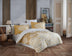 Auriu - Alb - Maro | SKU: 113HBY4825 | Set lenjerie de pat dublă Serenity, 240x260 cm, varianta Auriu - Alb - Maro, produs pentru amenajarea locuinței, disponibil online în România la CasaMob