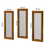 Oglindă decorativă 3 bucăți Lavia, Diverse culori, 30x3x70 cm - Bronz | SKU: 116SAM1134 | Oglindă decorativă 3 bucăți Lavia, 30x3x70 cm, varianta Bronz, produs pentru amenajarea locuinței, disponibil online în România la CasaMob
