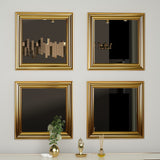 Oglindă decorativă 4 bucăți Loza, Diverse culori, 40x3x40 cm - Oglindă decorativă 4 bucăți Loza, Diverse culori, 40x3x40 cm, SKU 116SAM1109, imagine 3